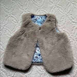 Baby Gap faux fur vest